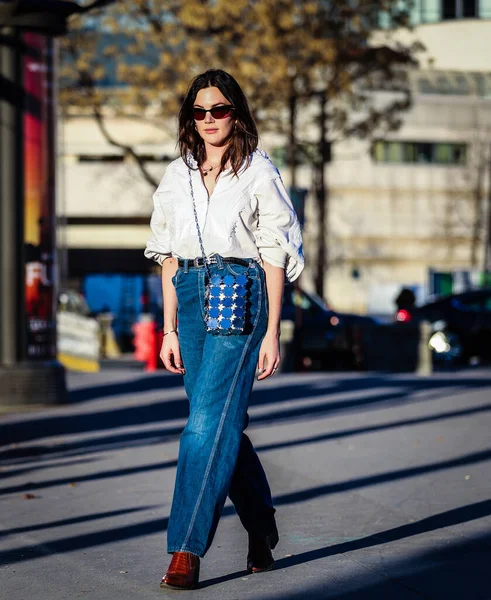 Sokak Tarzı, Sonbahar Kış 2019, Paris Moda Haftası, Fransa - 26 