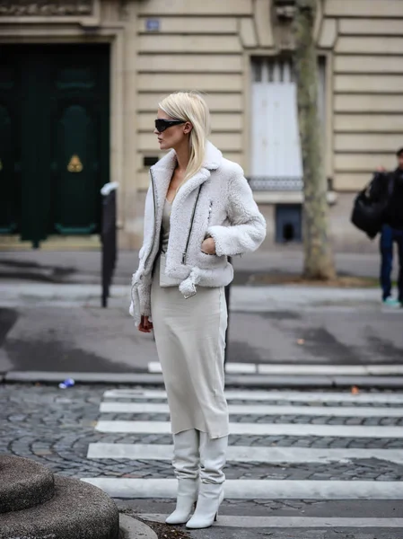 Paris Fashion Week Streetstyle 2 Marzo 2019 — Fotografia de Stock
