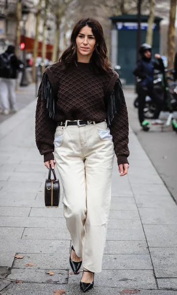 Paris Fashion Week Streetstyle 2 Marzo 2019 — Stock Photo, Image