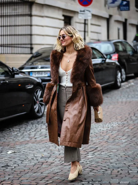 Semana de la Moda de París Streetstyle 2 Marzo 2019 —  Fotos de Stock