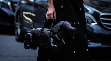 Sokak Tarzı, Sonbahar Kış 2019, Paris Moda Haftası, Fransa - 03 