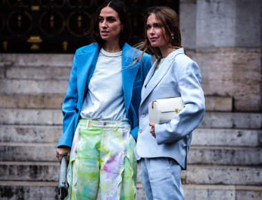 Sokak Tarzı, Sonbahar Kış 2019, Paris Moda Haftası, Fransa - 04 