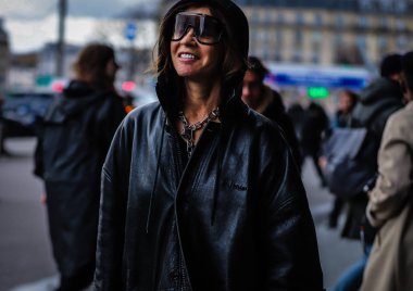 Sokak Tarzı, Sonbahar Kış 2019, Paris Moda Haftası, Fransa - 04 