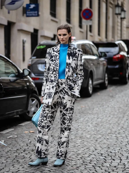 Settimana della Moda di Parigi Streetstyle 2 Marzo 2019 — Foto Stock