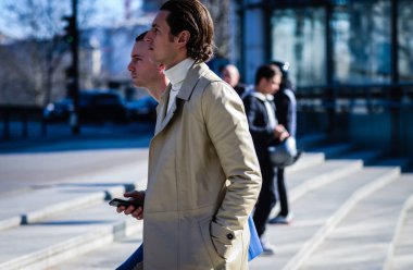 Sokak Tarzı, Sonbahar Kış 2019, Paris Moda Haftası, Fransa - 27 