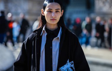 Sokak Tarzı, Sonbahar Kış 2019, Paris Moda Haftası, Fransa - 27 