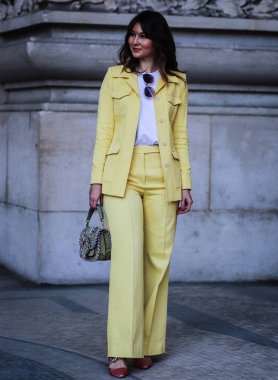 Sokak Tarzı, Sonbahar Kış 2019, Paris Moda Haftası, Fransa - 27 