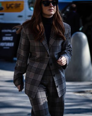 Sokak Tarzı, Sonbahar Kış 2019, Paris Moda Haftası, Fransa - 27 