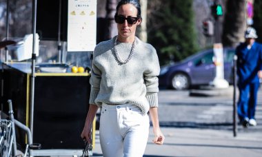 Sokak Tarzı, Sonbahar Kış 2019, Paris Moda Haftası, Fransa - 27 