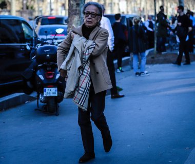 Sokak Tarzı, Sonbahar Kış 2019, Paris Moda Haftası, Fransa - 27 