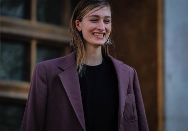 Sokak Tarzı, Sonbahar Kış 2019, Paris Moda Haftası, Fransa - 27 