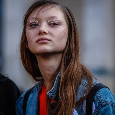 Sokak Tarzı, Sonbahar Kış 2019, Paris Moda Haftası, Fransa - 27 