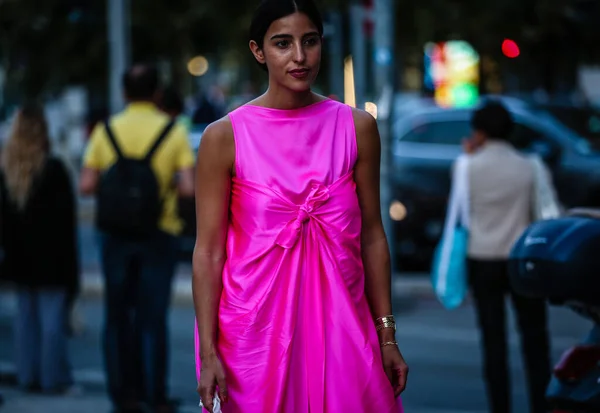 Milan Italy Eylül 2019 Milano Moda Haftası Nda Bettina Looney — Stok fotoğraf