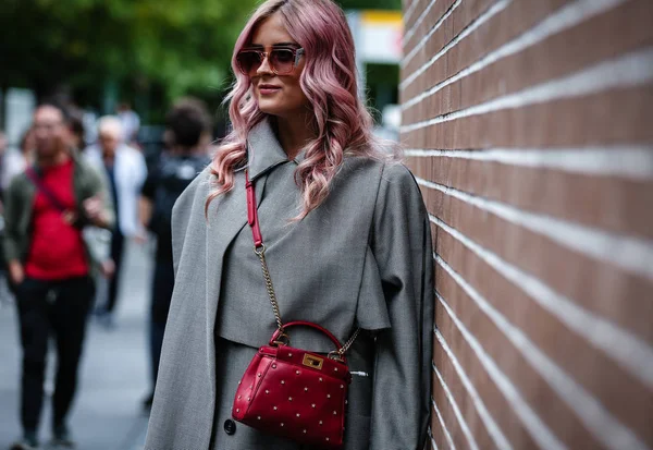 Milan Talya Eylül 2019 Milano Moda Haftası Sırasında Valentina Ferragni — Stok fotoğraf