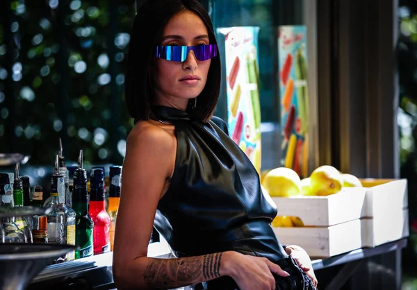 Milan Italia Septiembre 2019 Alexandra Guerain Calle Durante Semana Moda — Foto de Stock