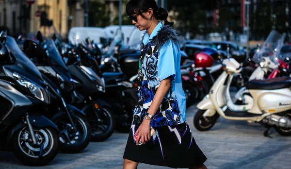 Milano Settembre 2019 Yoyo Strada Durante Milano Fashion Week — Foto Stock