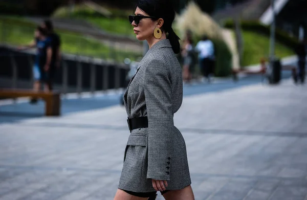 Milan Italie Septembre 2019 Les Femmes Dans Rue Pendant Fashion — Photo