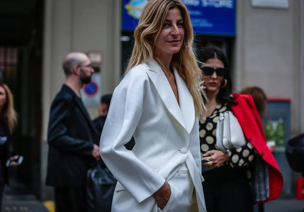 Milan Italia Septiembre 2019 Ada Kokosar Calle Durante Semana Moda — Foto de Stock