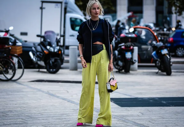 Milan Italy September 2019 Lisa Hahnbueck Street Milan Fashion Week — 스톡 사진