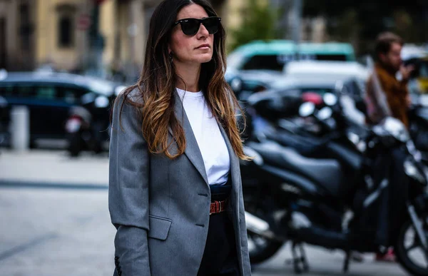 Milan Italy September 2019 Alessandra Airo Street Milan Fashion Week — Stock Photo, Image