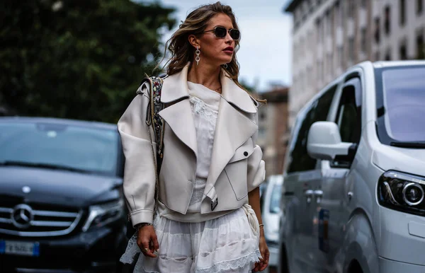 Milan Talya Eylül 2019 Milano Moda Haftası Sırasında Maja Malnar — Stok fotoğraf
