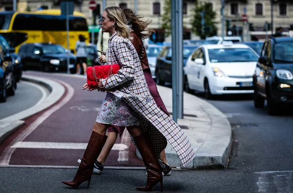 Milan Italy Eylül 2019 Milano Moda Haftası Sırasında Sonia Lyson — Stok fotoğraf