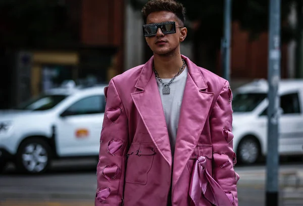 Milan Italy Street Style — 스톡 사진