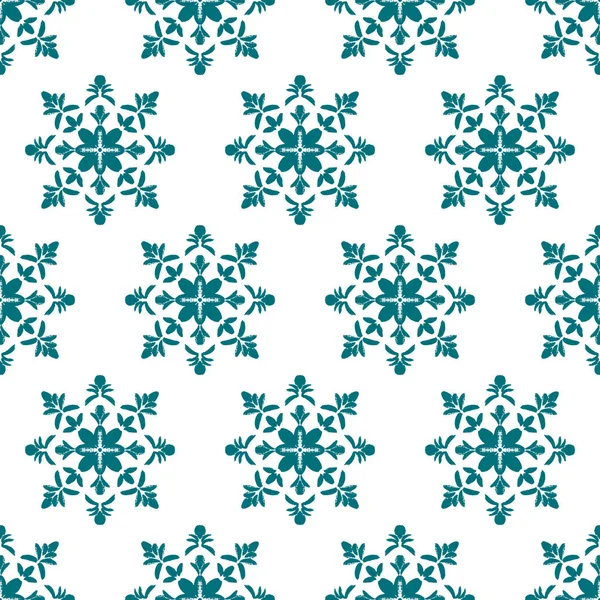 Yeşil pürüzsüz mandala deseni, çiçek boho süsü.