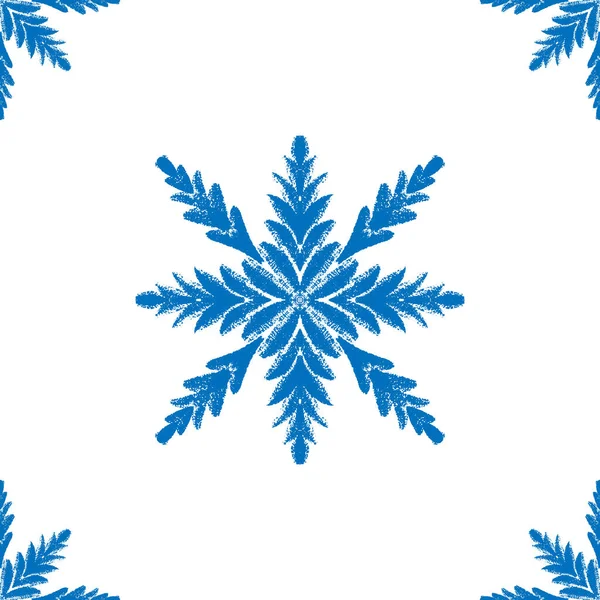 Mavi, dikişsiz kış deseni, ambalaj kağıdı ve tekstil için karalama elementleri..