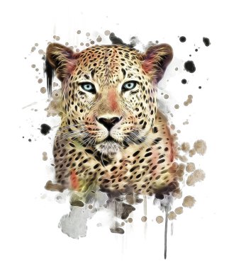 Vahşi leopar poster