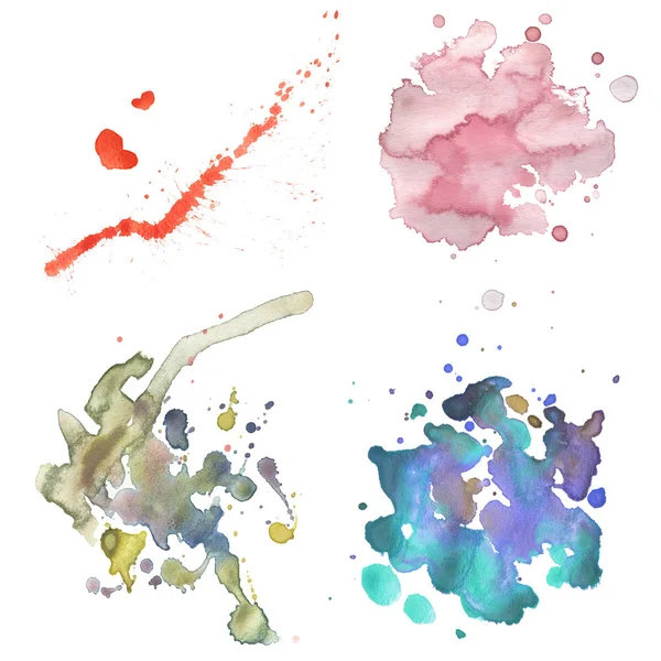 Abstract watercolor art hand paint — Stock Photo, Image