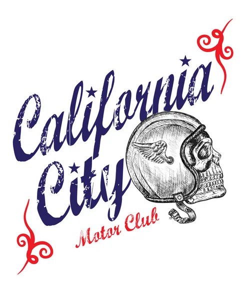 加利福尼亚州汽车俱乐部标志 — 图库矢量图片