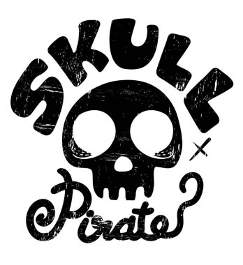 Korkunç insan kafatası yazdırma