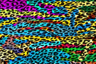 Arka plan arka plan ve duvar kağıdı leopar pa için karışık hayvan