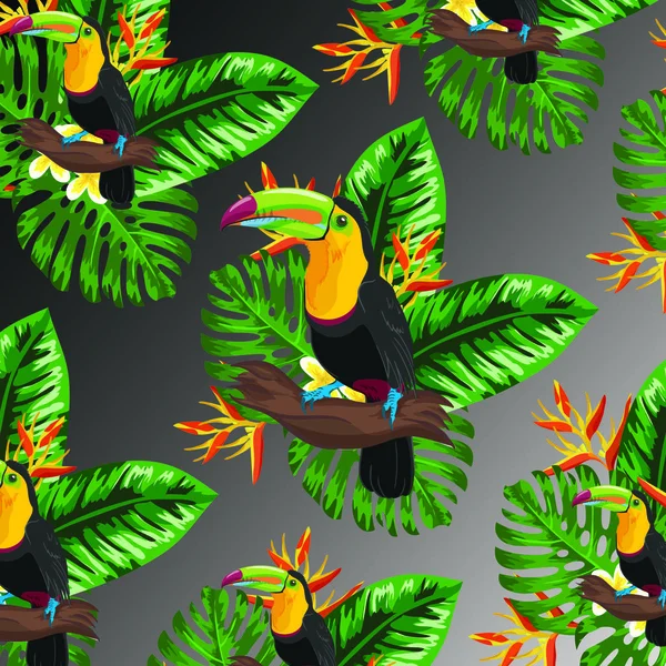 Çiçek desenli tropikal arka plan. egzotik bitkiler çift PA