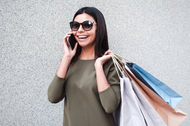 Şehirden alışveriş. 