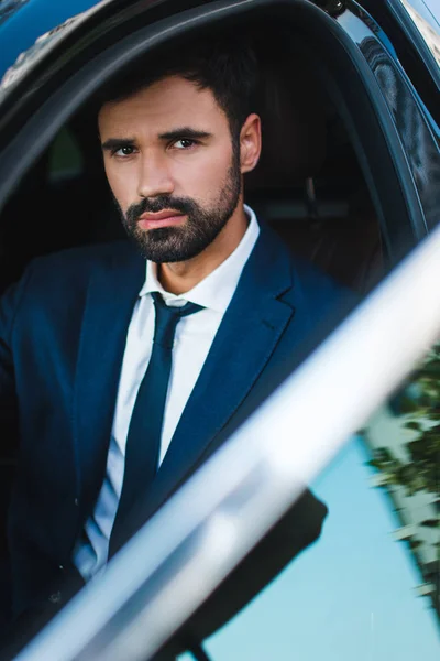 Man in car — Stock Photo, Image