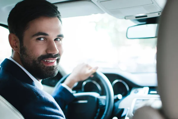 Homem no carro — Fotografia de Stock