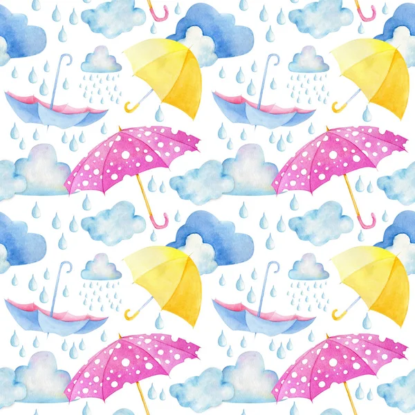 Seamless pattern of rain