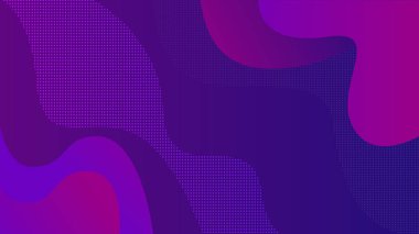 Mor sıvı arka plan tasarımı. Sıvı eğimli şekiller kompozisyonu. Fütürist tasarım posterleri. Mor zemin üzerinde baskı veya web için akışkan arkaplan tasarımı soyut balon şekilleri.