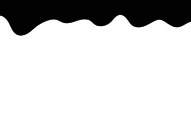 Siyah eritme damlaları ya da sıvı sos damlaları. Siyah sıvı ya da erimiş çikolata damlaları, güncel boya..