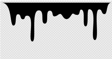 Siyah eritme damlaları ya da sıvı sos damlaları. Siyah sıvı ya da erimiş çikolata damlaları, güncel boya.