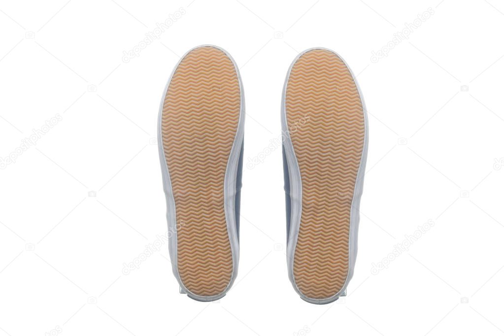 Shoe sole, man's tracks