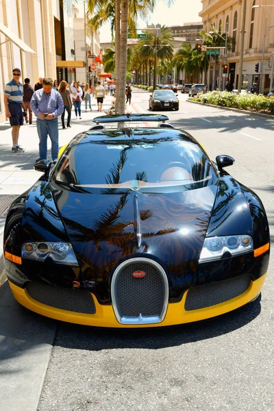 Bugatti Veyron supercar parked in Beverly Hills Stock Picture