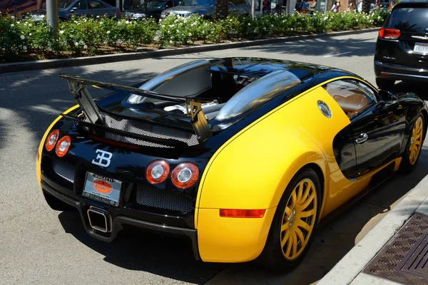 Bugatti Veyron supercar parked in Beverly Hills Royalty Free Stock Images