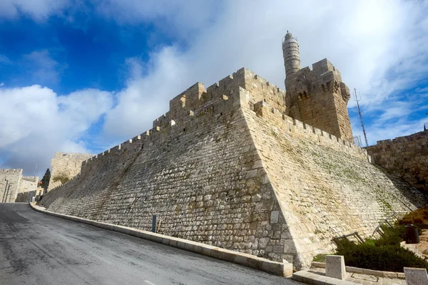 The David tower in the Old city Jerusalem