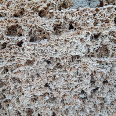 Kum taşı dokusu. Doğal şekilli kumtaşı eşsiz bir doku ve zemin yaratır..