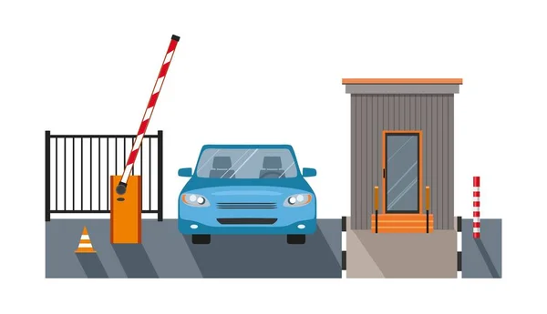 Otomatik yükselen kadar bariyer, güvenlik için otomatik sistem kapısı