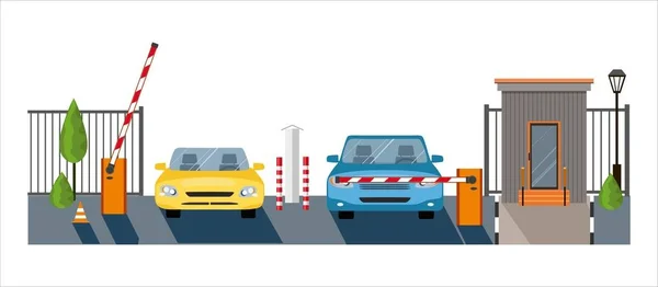 Otomatik yükselen kadar bariyer, güvenlik için otomatik sistem kapısı