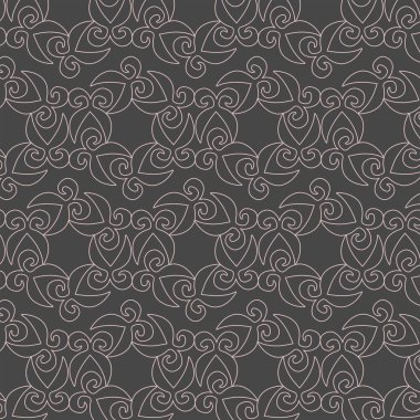 Gri arka plan üzerinde geometrik dağılım deseni. 